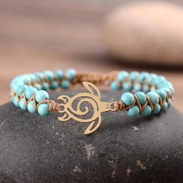 Surf Turtle Turquoise Bracelet-Your Soul Place